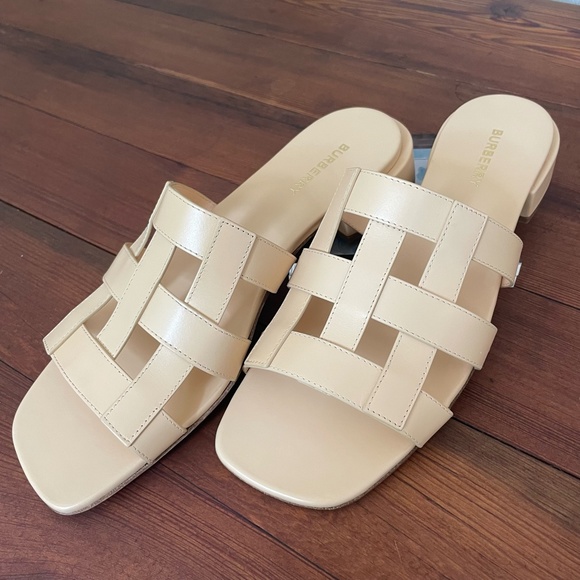 Burberry Shoes - Burberry Lyna Cage Slide Sandals NWOT